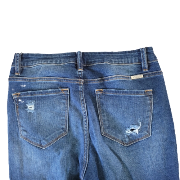 KANCAN: “THE PENNY” SUPER SKINNY JEANS  - KC9142D with COPPER BUTTONFLY - Picture 6 of 14